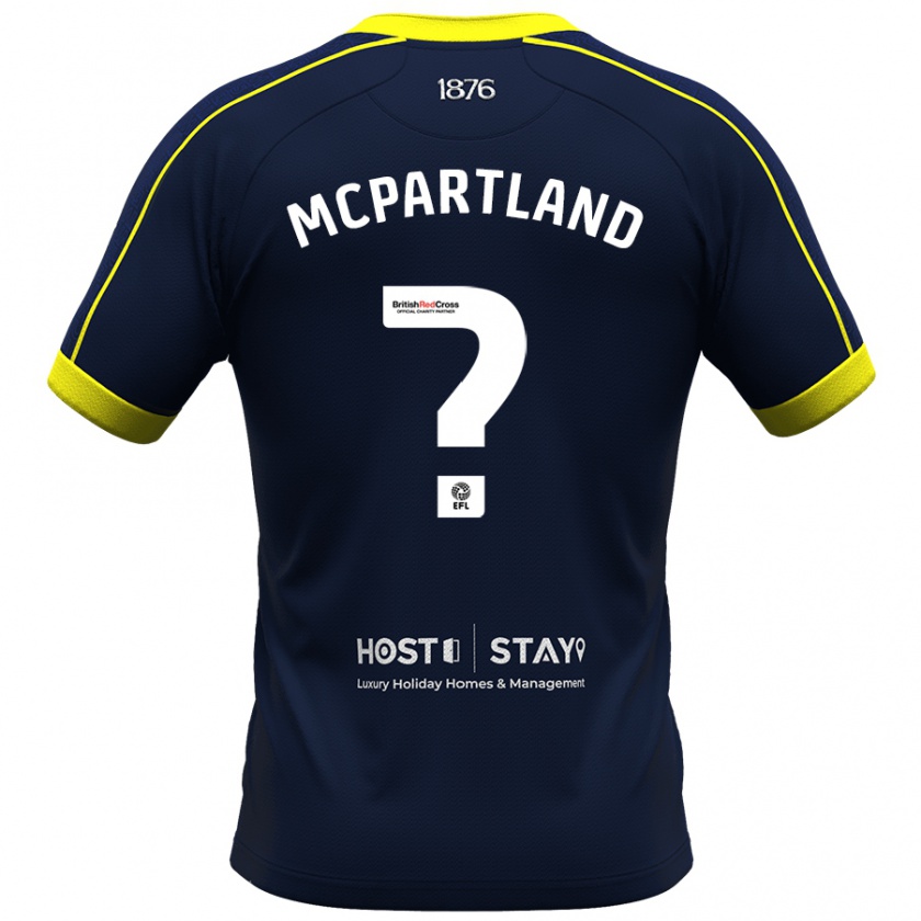 Kandiny Gyermek Will Mcpartland #0 Haditengerészet Idegenbeli Jersey 2023/24 Mez Póló Ing