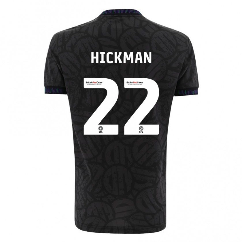 Kandiny Gyermek Taylor Gardner-Hickman #22 Fekete Idegenbeli Jersey 2023/24 Mez Póló Ing