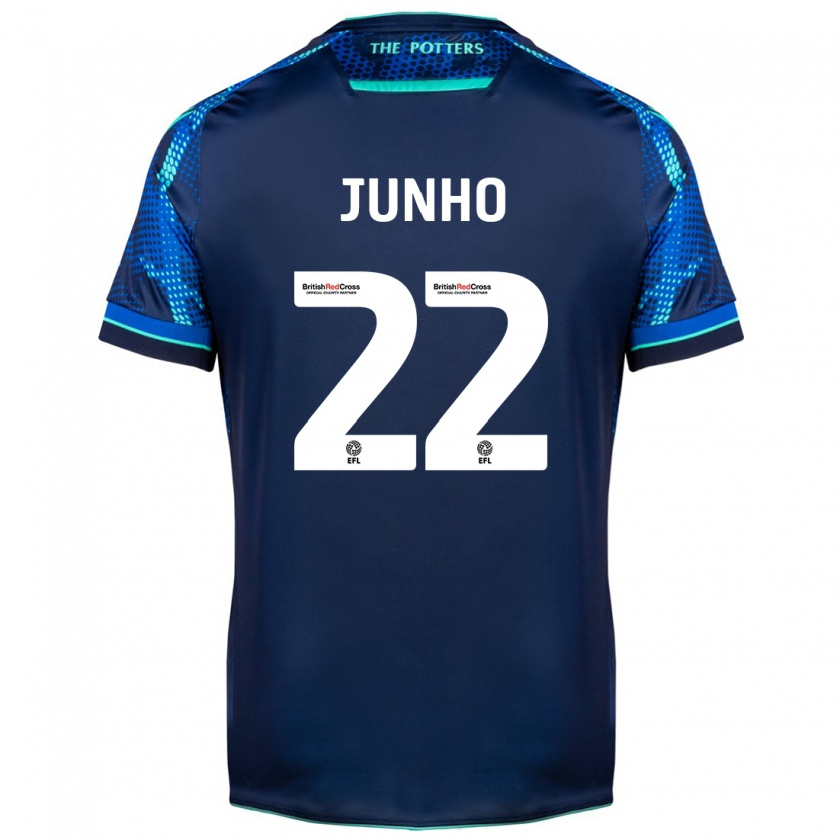 Kandiny Gyermek Joon-Ho Bae #22 Haditengerészet Idegenbeli Jersey 2023/24 Mez Póló Ing