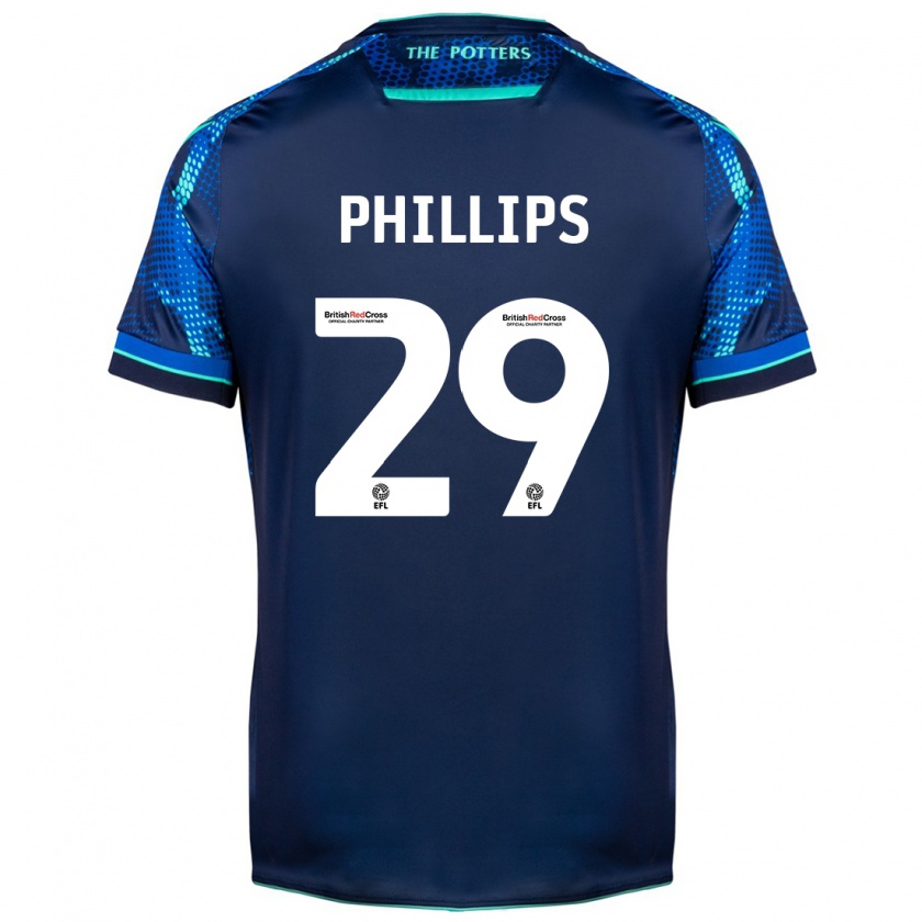 Kandiny Gyermek D'margio Wright-Phillips #29 Haditengerészet Idegenbeli Jersey 2023/24 Mez Póló Ing