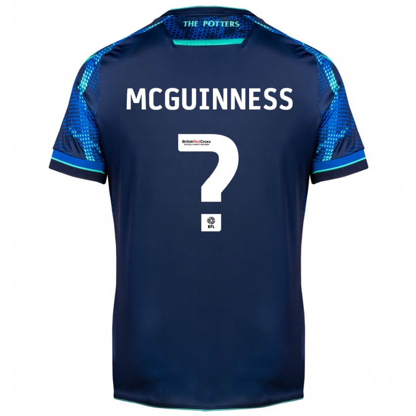 Kandiny Gyermek Dara Mcguinness #0 Haditengerészet Idegenbeli Jersey 2023/24 Mez Póló Ing