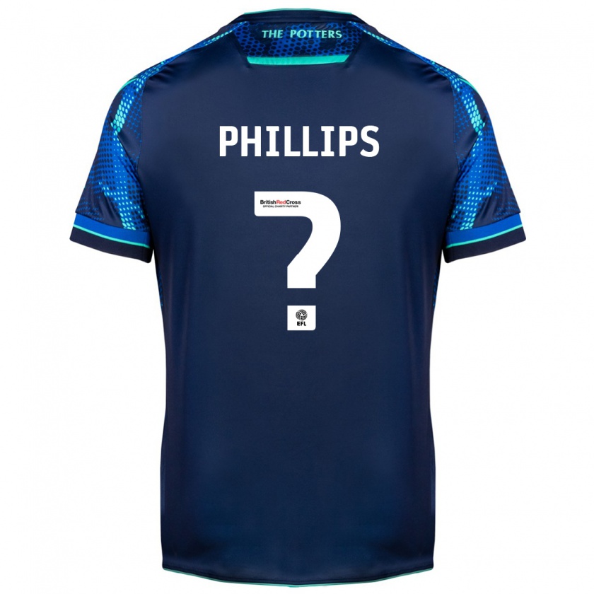 Kandiny Gyermek Sanchez Phillips #0 Haditengerészet Idegenbeli Jersey 2023/24 Mez Póló Ing