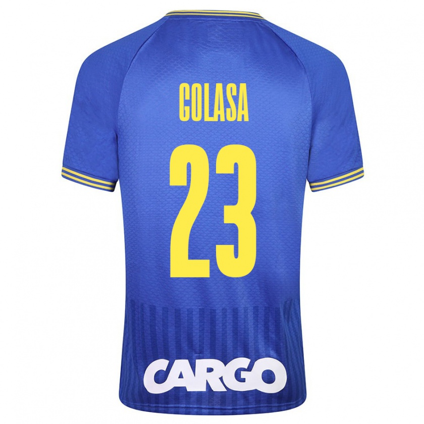 Kandiny Gyermek Eyal Golasa #23 Kék Idegenbeli Jersey 2023/24 Mez Póló Ing