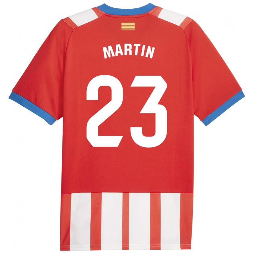 Kandiny Férfi Iván Martín #23 Piros Fehér Hazai Jersey 2023/24 Mez Póló Ing