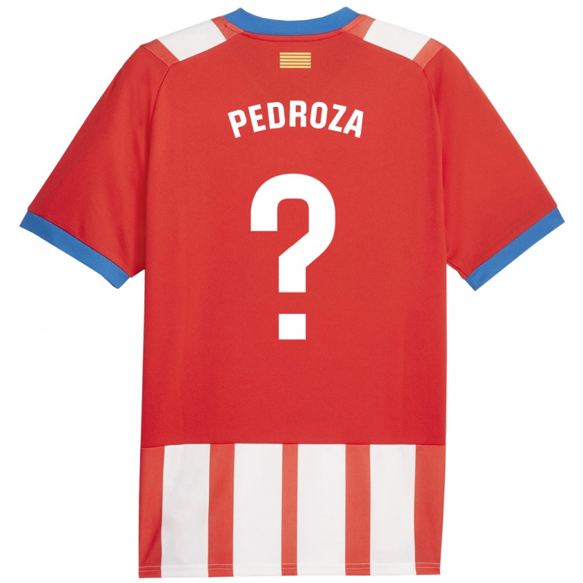 Kandiny Férfi Gerardo Pedroza #0 Piros Fehér Hazai Jersey 2023/24 Mez Póló Ing