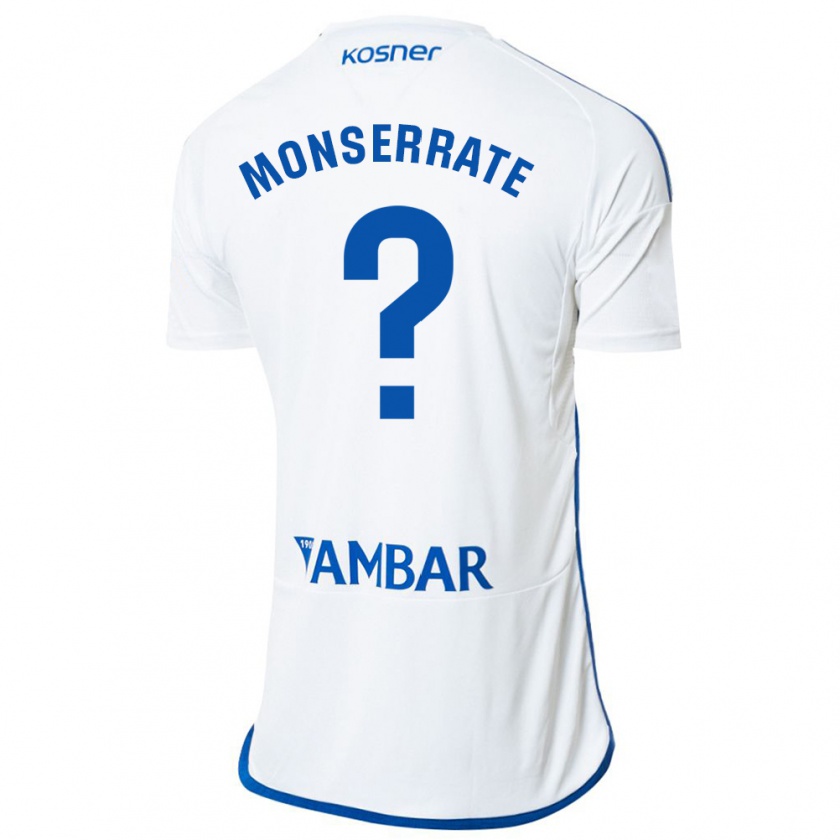 Kandiny Férfi Jano Monserrate #0 Fehér Hazai Jersey 2023/24 Mez Póló Ing