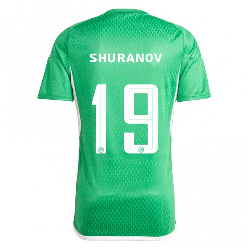 Kandiny Férfi Erik Shuranov #19 Fehér Kék Hazai Jersey 2023/24 Mez Póló Ing