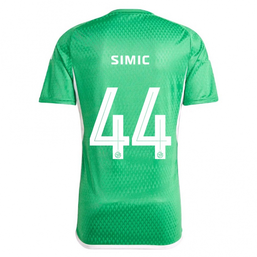 Kandiny Férfi Lorenco Simic #44 Fehér Kék Hazai Jersey 2023/24 Mez Póló Ing