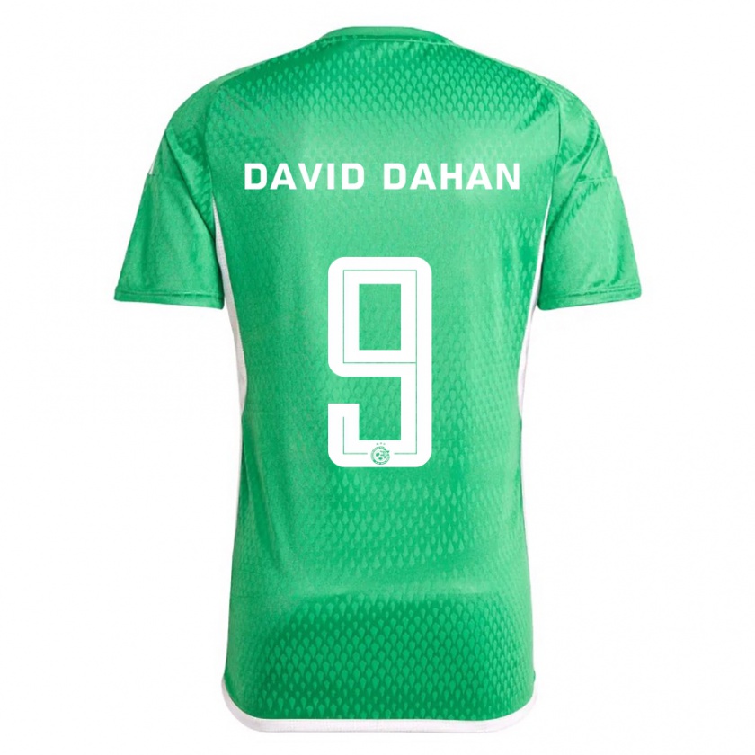 Kandiny Férfi Omer David Dahan #9 Fehér Kék Hazai Jersey 2023/24 Mez Póló Ing