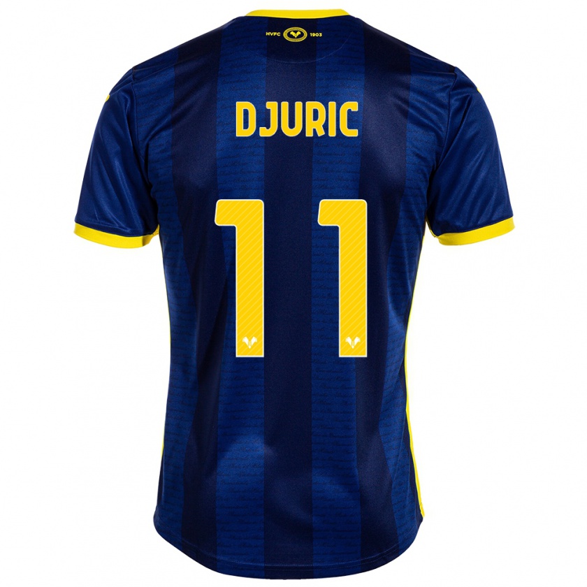 Kandiny Férfi Milan Djuric #11 Haditengerészet Hazai Jersey 2023/24 Mez Póló Ing