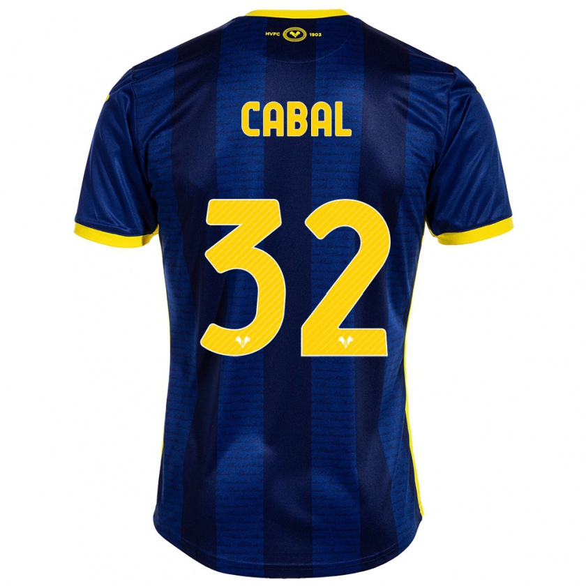 Kandiny Férfi Juan Cabal #32 Haditengerészet Hazai Jersey 2023/24 Mez Póló Ing