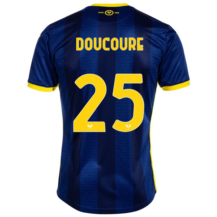 Kandiny Férfi Mamedi Doucouré #25 Haditengerészet Hazai Jersey 2023/24 Mez Póló Ing