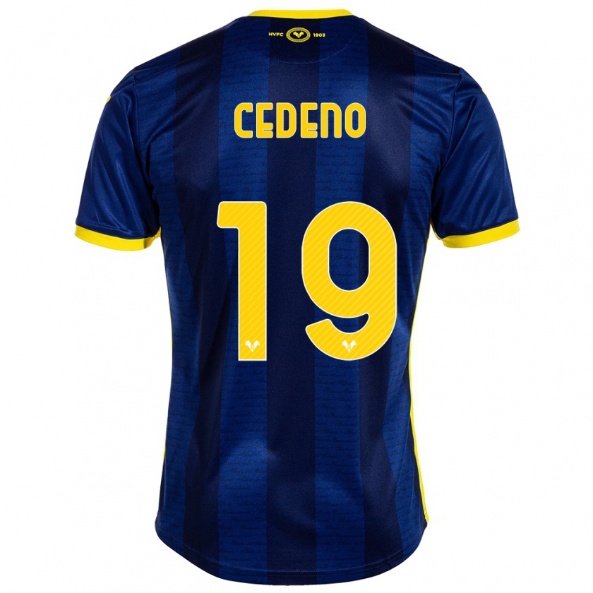 Kandiny Férfi Lineth Cedeno #19 Haditengerészet Hazai Jersey 2023/24 Mez Póló Ing