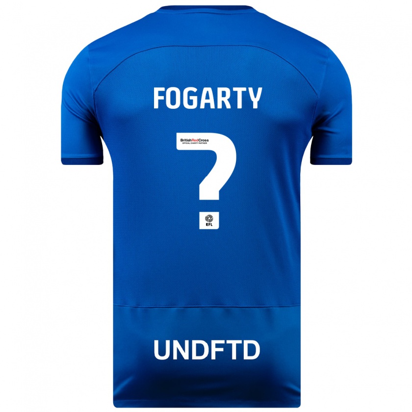 Kandiny Férfi Tom Fogarty #0 Kék Hazai Jersey 2023/24 Mez Póló Ing