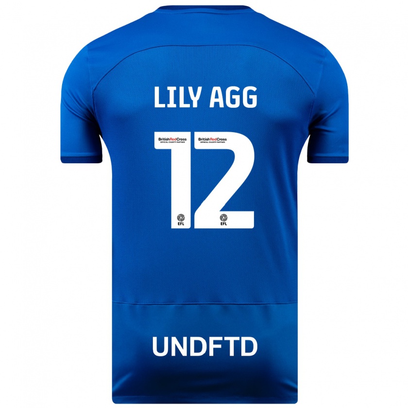 Kandiny Férfi Lily Agg #12 Kék Hazai Jersey 2023/24 Mez Póló Ing