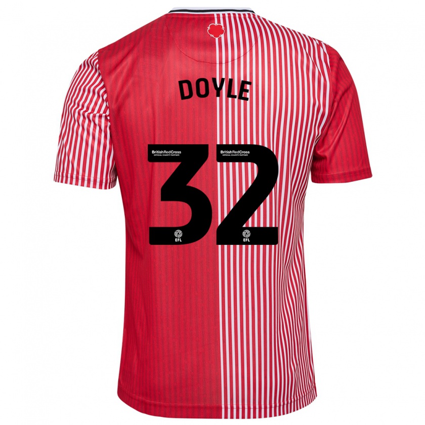 Kandiny Férfi Kamari Doyle #32 Piros Hazai Jersey 2023/24 Mez Póló Ing