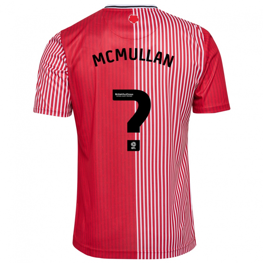 Kandiny Férfi Korban Mcmullan #0 Piros Hazai Jersey 2023/24 Mez Póló Ing