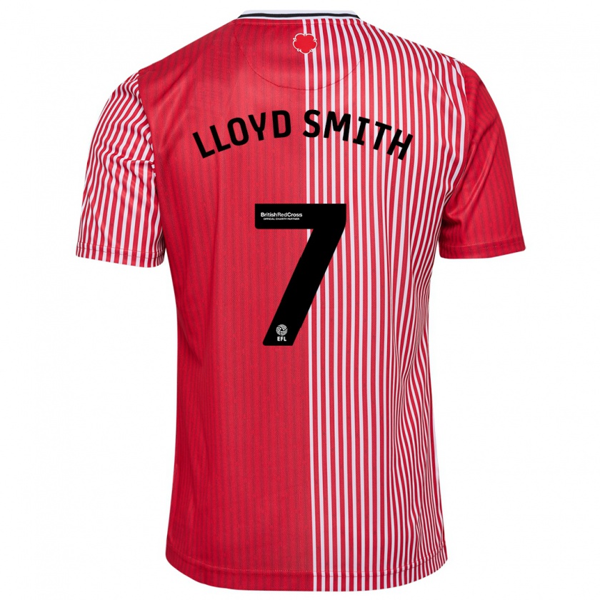 Kandiny Férfi Lexi Lloyd-Smith #7 Piros Hazai Jersey 2023/24 Mez Póló Ing