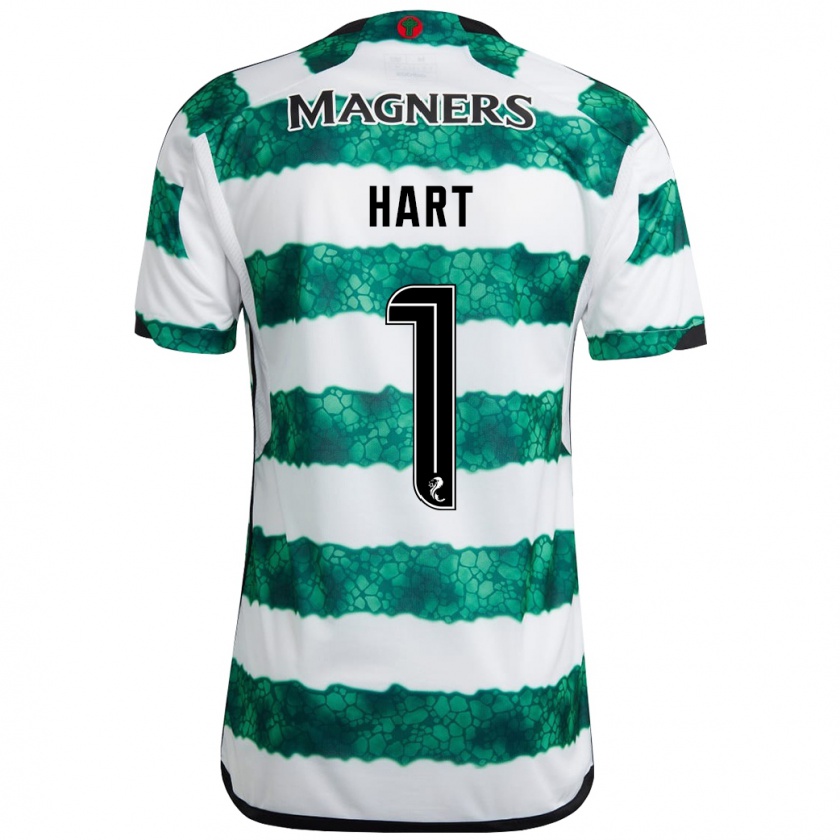 Kandiny Férfi Joe Hart #1 Zöld Hazai Jersey 2023/24 Mez Póló Ing