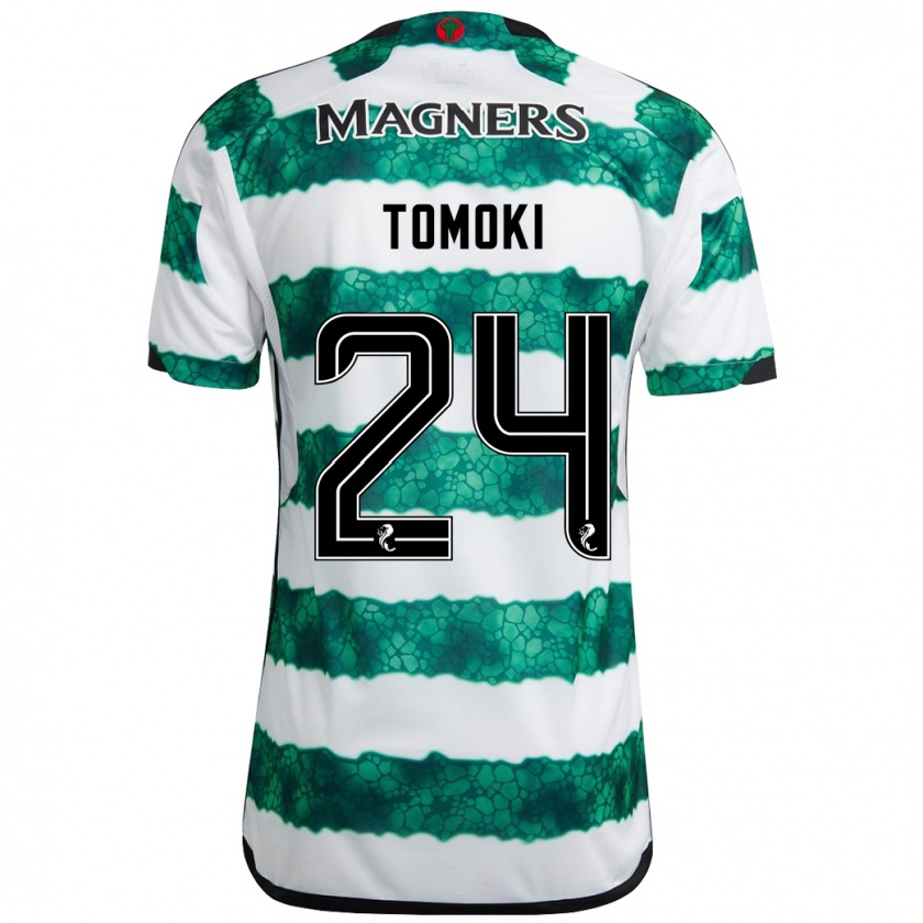 Kandiny Férfi Tomoki Iwata #24 Zöld Hazai Jersey 2023/24 Mez Póló Ing