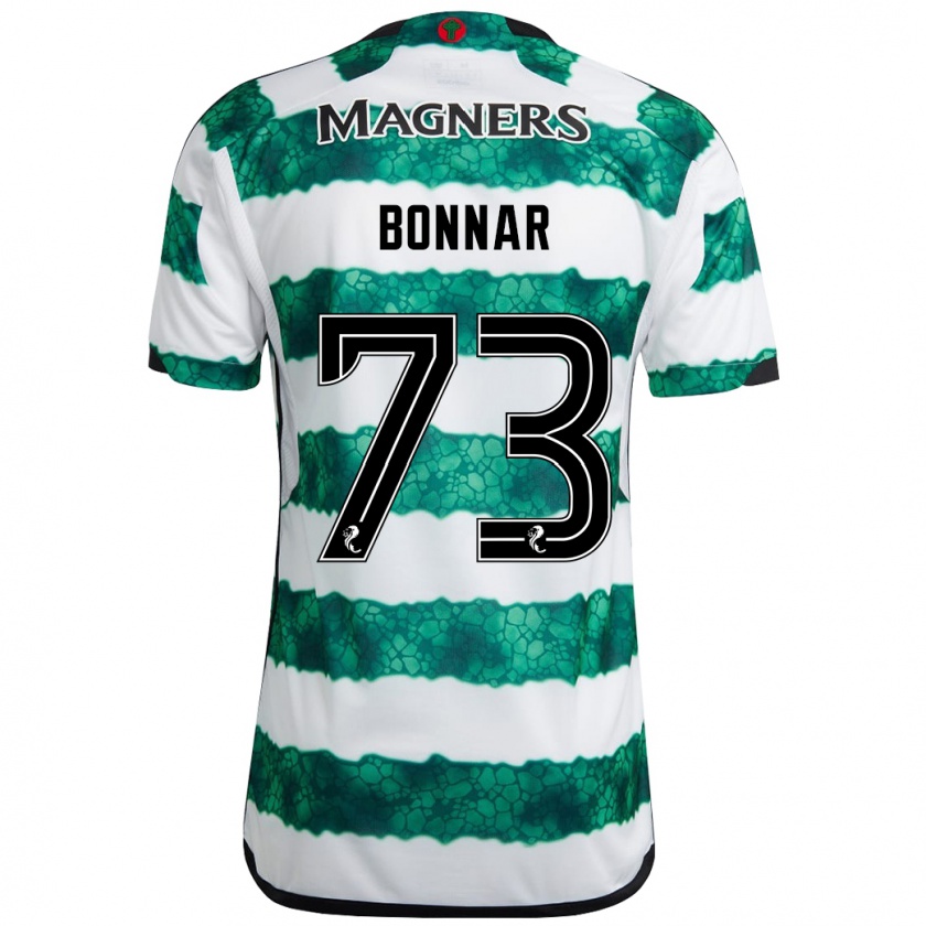 Kandiny Férfi Jude Bonnar #73 Zöld Hazai Jersey 2023/24 Mez Póló Ing