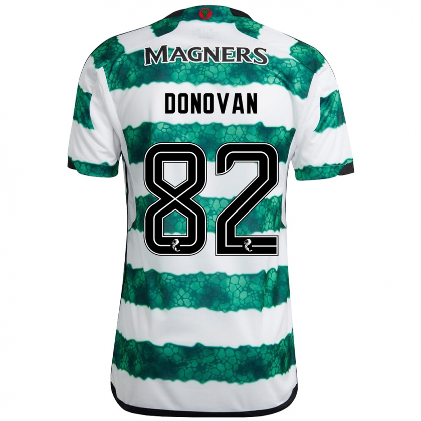 Kandiny Férfi Colby Donovan #82 Zöld Hazai Jersey 2023/24 Mez Póló Ing