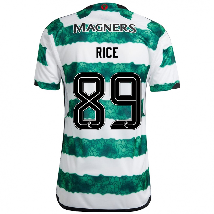 Kandiny Férfi Aidan Rice #89 Zöld Hazai Jersey 2023/24 Mez Póló Ing