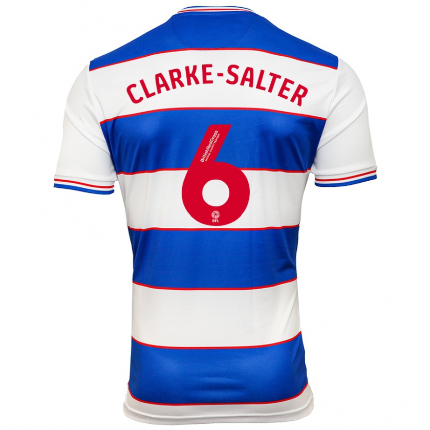 Kandiny Férfi Jake Clarke-Salter #6 Fehér Kék Hazai Jersey 2023/24 Mez Póló Ing