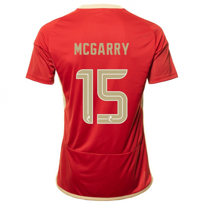 Kandiny Férfi James Mcgarry #15 Piros Hazai Jersey 2023/24 Mez Póló Ing