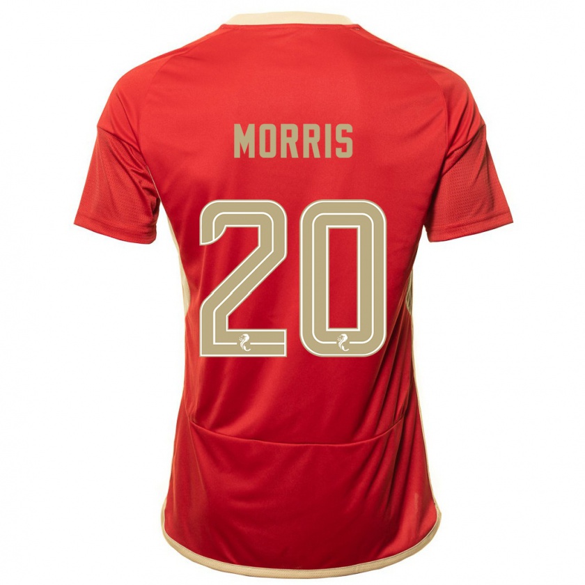 Kandiny Férfi Shayden Morris #20 Piros Hazai Jersey 2023/24 Mez Póló Ing