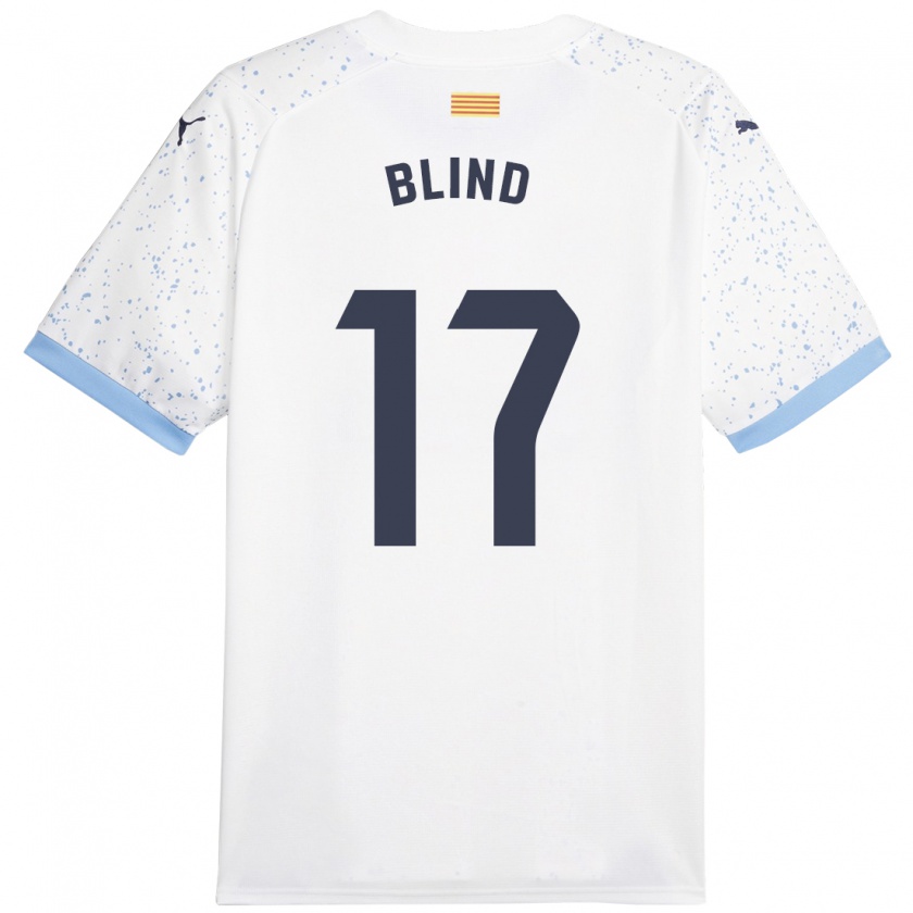 Kandiny Férfi Daley Blind #17 Fehér Idegenbeli Jersey 2023/24 Mez Póló Ing