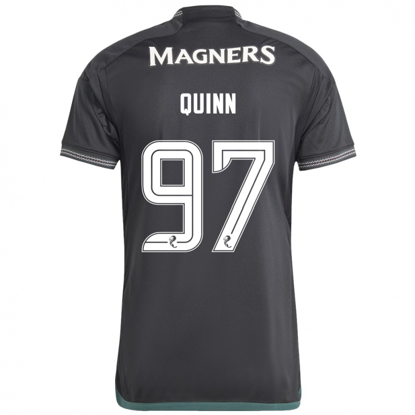 Kandiny Férfi Ben Quinn #97 Fekete Idegenbeli Jersey 2023/24 Mez Póló Ing