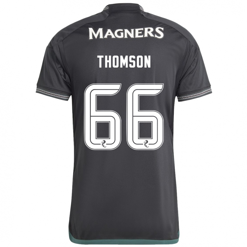 Kandiny Férfi Corey Thomson #66 Fekete Idegenbeli Jersey 2023/24 Mez Póló Ing