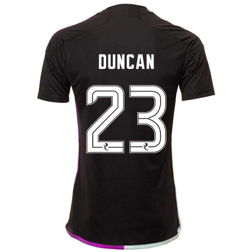 Kandiny Férfi Ryan Duncan #23 Fekete Idegenbeli Jersey 2023/24 Mez Póló Ing