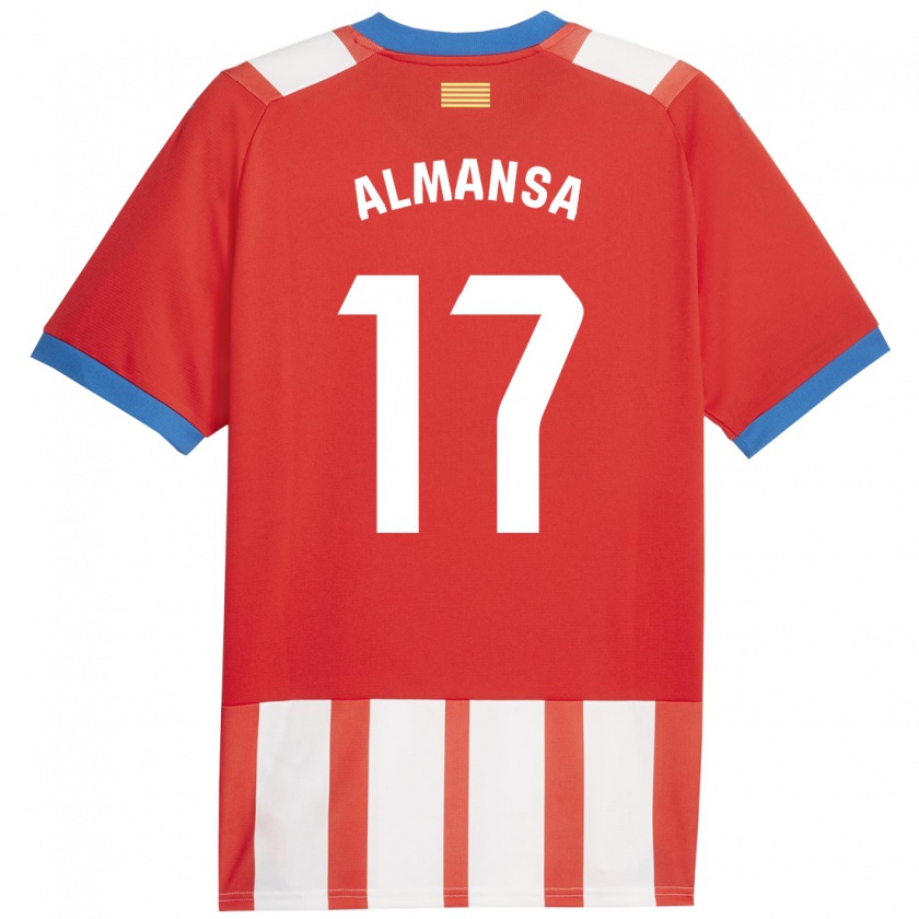 Kandiny Női Alex Almansa #17 Piros Fehér Hazai Jersey 2023/24 Mez Póló Ing