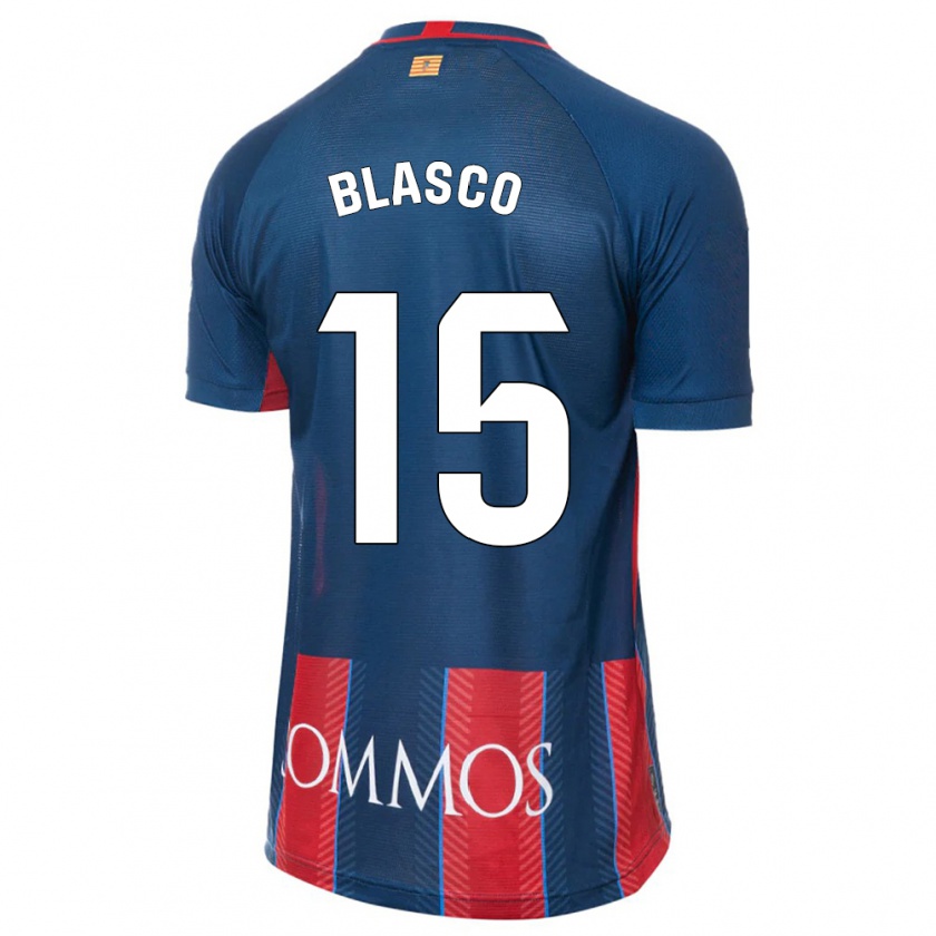 Kandiny Női Jérémy Blasco #15 Haditengerészet Hazai Jersey 2023/24 Mez Póló Ing