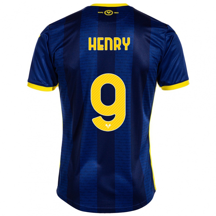 Kandiny Női Thomas Henry #9 Haditengerészet Hazai Jersey 2023/24 Mez Póló Ing