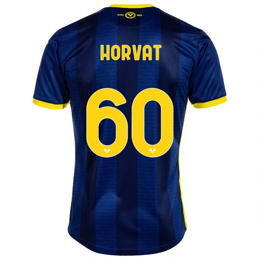 Kandiny Női Mihaela Horvat #60 Haditengerészet Hazai Jersey 2023/24 Mez Póló Ing