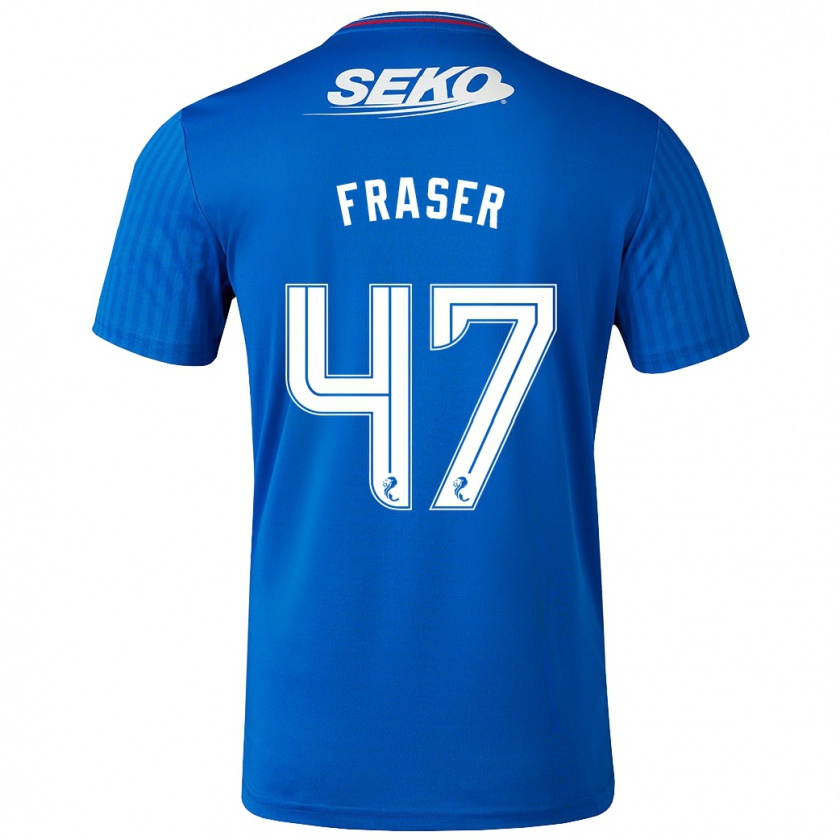 Kandiny Női Robbie Fraser #47 Kék Hazai Jersey 2023/24 Mez Póló Ing