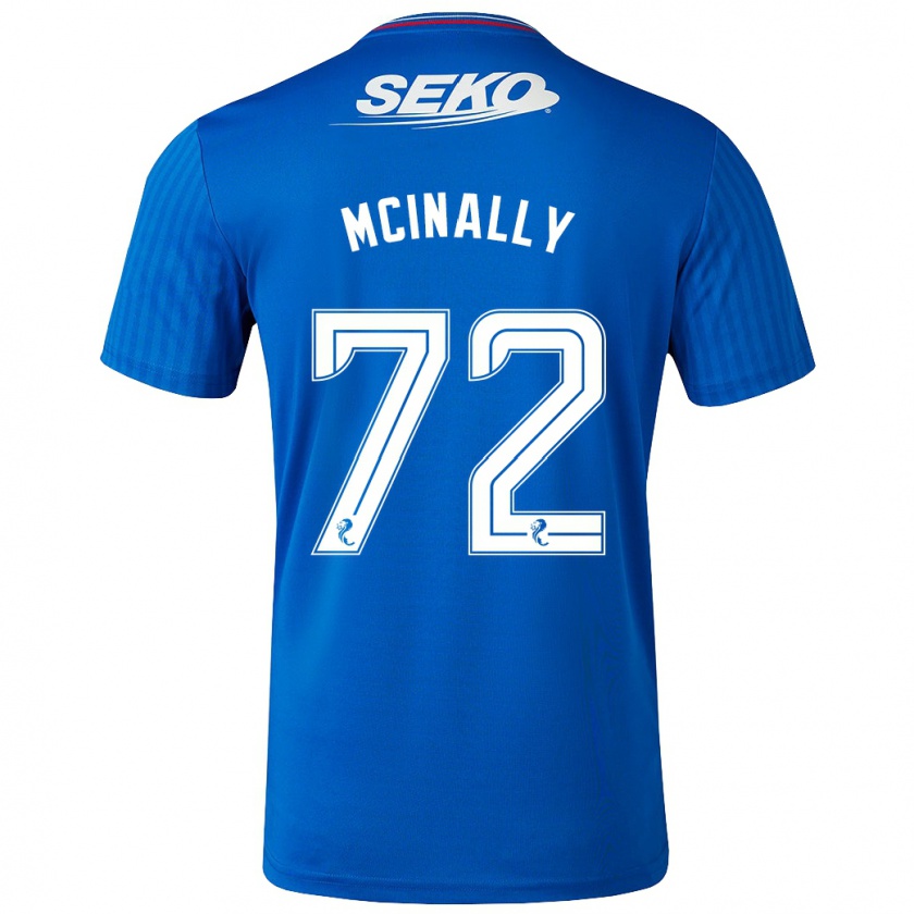 Kandiny Női Darren Mcinally #72 Kék Hazai Jersey 2023/24 Mez Póló Ing