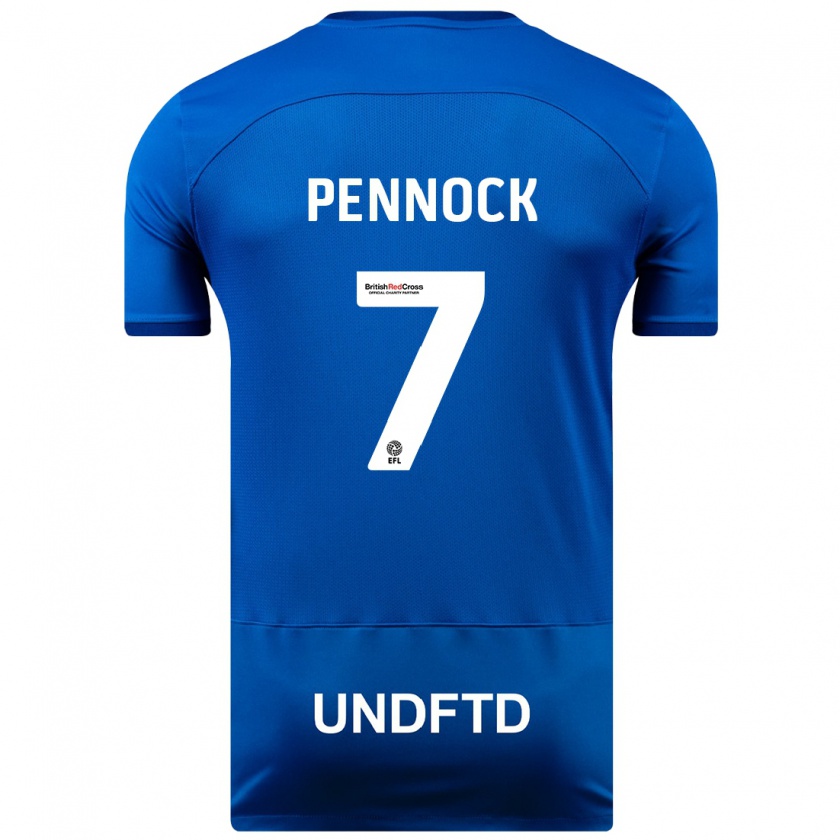 Kandiny Női Jade Pennock #7 Kék Hazai Jersey 2023/24 Mez Póló Ing