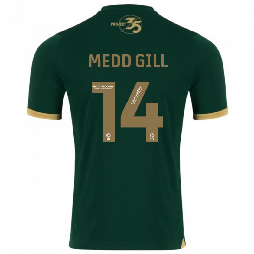 Kandiny Női Tamsin Medd-Gill #14 Zöld Hazai Jersey 2023/24 Mez Póló Ing