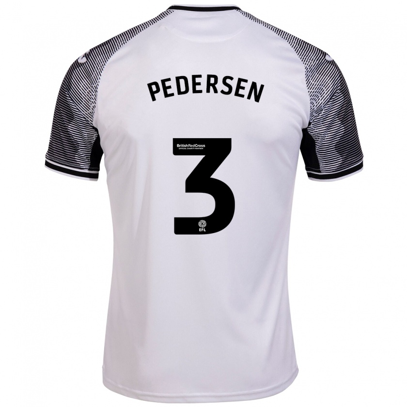 Kandiny Női Kristian Pedersen #3 Fehér Hazai Jersey 2023/24 Mez Póló Ing