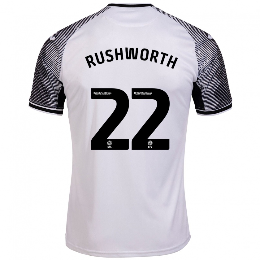 Kandiny Női Carl Rushworth #22 Fehér Hazai Jersey 2023/24 Mez Póló Ing