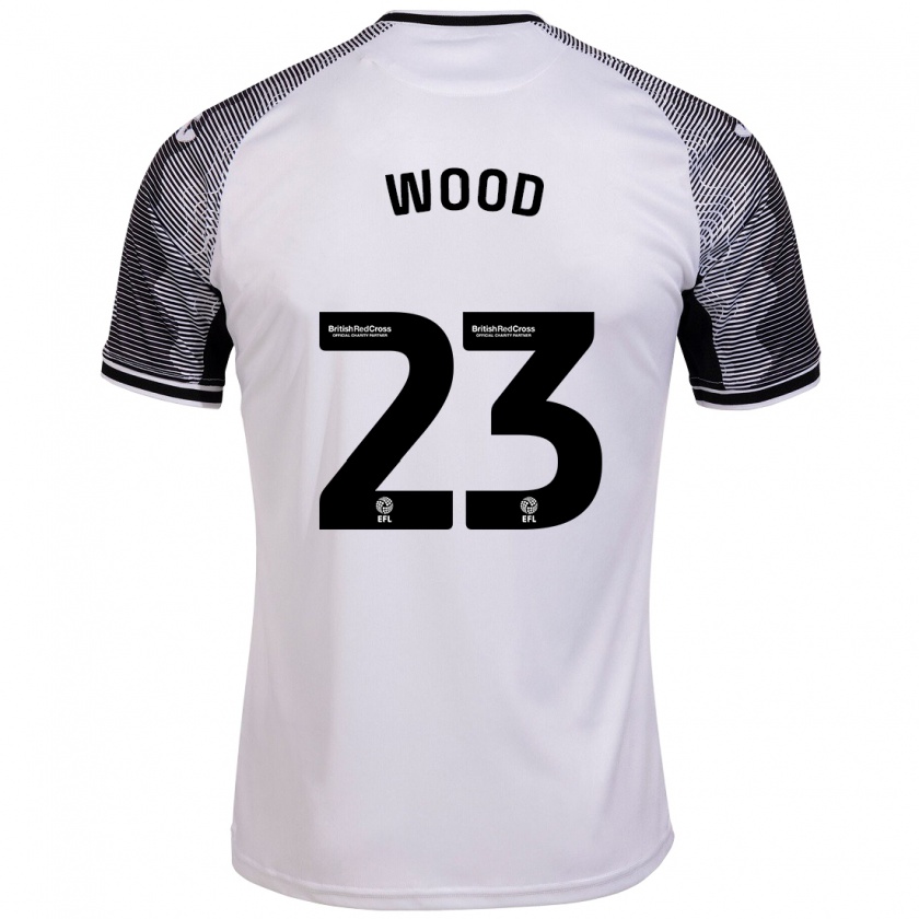 Kandiny Női Nathan Wood #23 Fehér Hazai Jersey 2023/24 Mez Póló Ing