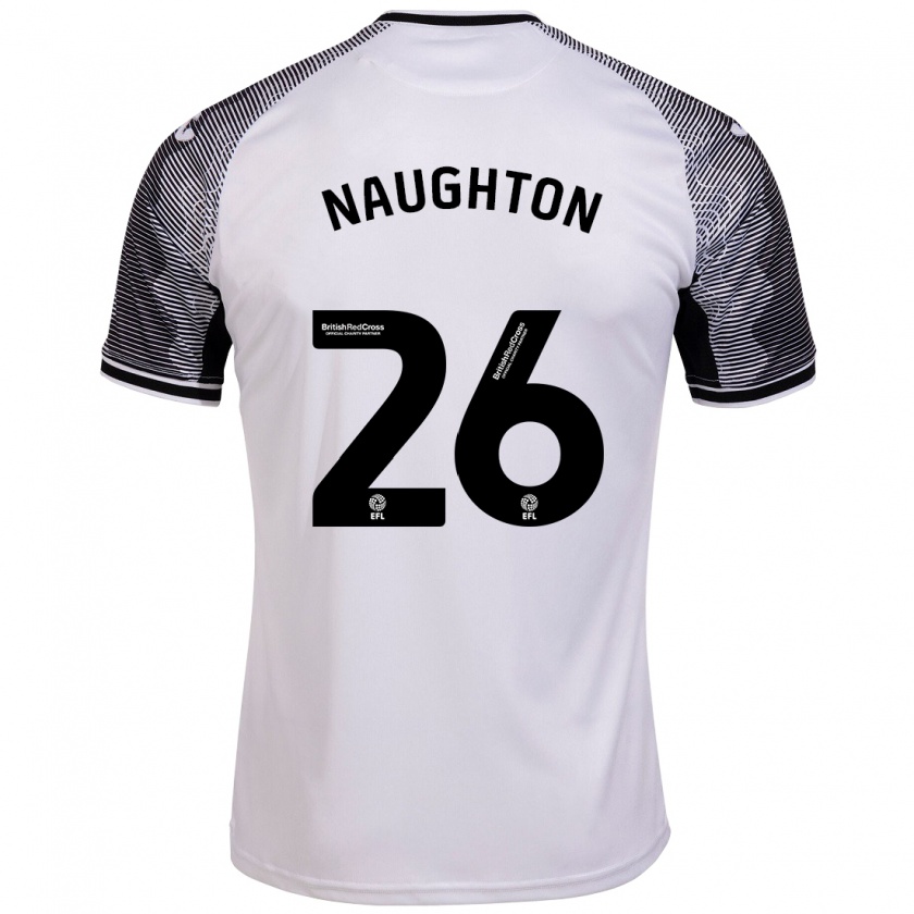 Kandiny Női Kyle Naughton #26 Fehér Hazai Jersey 2023/24 Mez Póló Ing