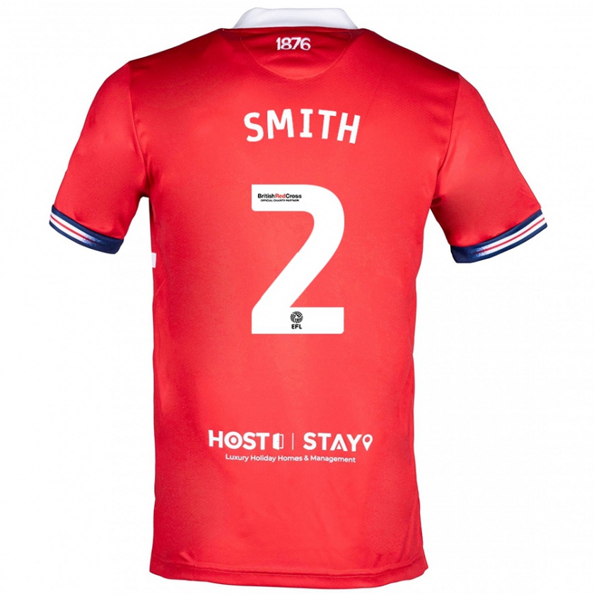 Kandiny Női Tommy Smith #2 Piros Hazai Jersey 2023/24 Mez Póló Ing