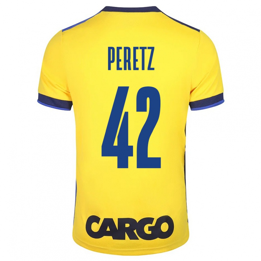 Kandiny Női Dor Peretz #42 Sárga Hazai Jersey 2023/24 Mez Póló Ing