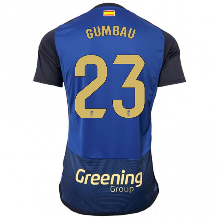 Kandiny Női Gerard Gumbau #23 Haditengerészet Idegenbeli Jersey 2023/24 Mez Póló Ing