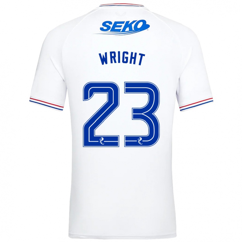 Kandiny Női Scott Wright #23 Fehér Idegenbeli Jersey 2023/24 Mez Póló Ing